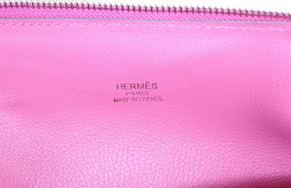 High Quality Replica Hermes Bolide Togo Leather Tote Bag Peach 509084 - Click Image to Close